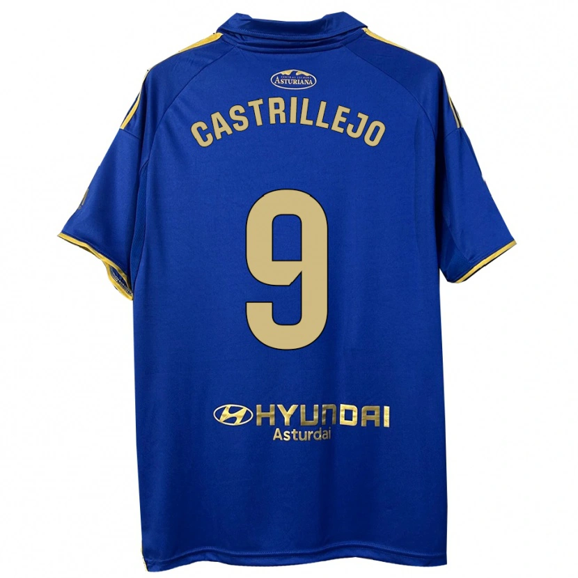 Danxen Herren Guillermo Castrillejo #9 Blau Gold Heimtrikot Trikot 2025/26 T-Shirt Österreich