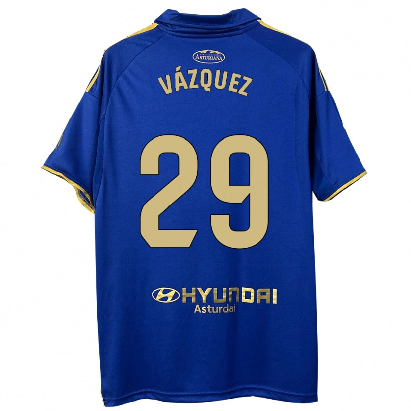 Danxen Herren Jaime Vázquez #29 Blau Gold Heimtrikot Trikot 2025/26 T-Shirt Österreich