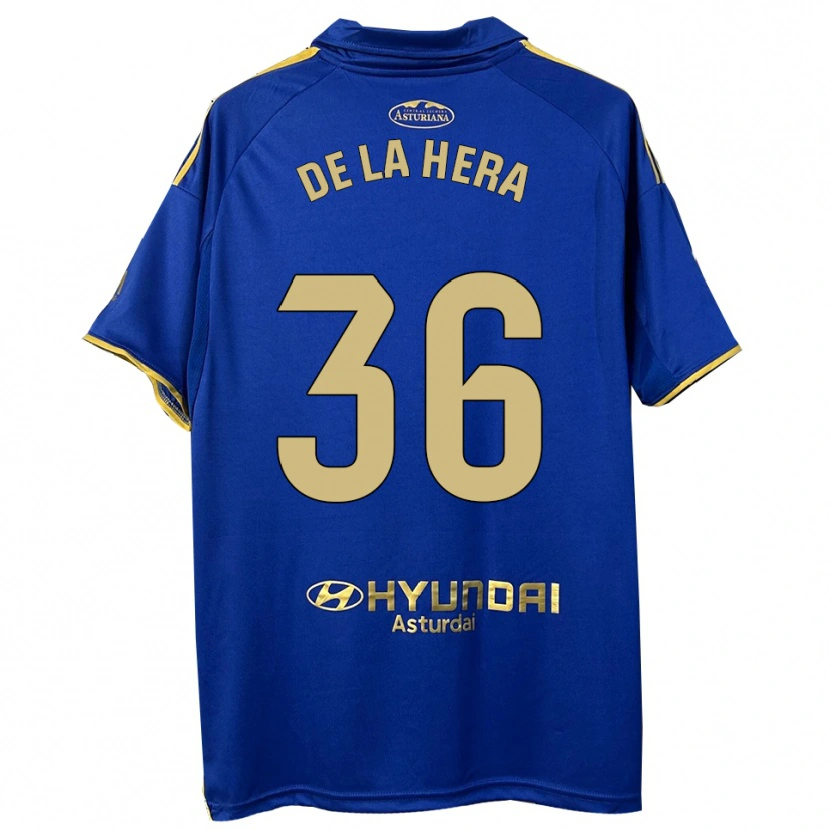 Danxen Herren Óscar De La Hera #36 Blau Gold Heimtrikot Trikot 2025/26 T-Shirt Österreich