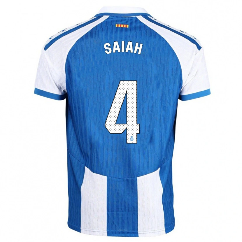 Danxen Herren Rachid Saiah #4 Blau Weiß Heimtrikot Trikot 2025/26 T-Shirt Österreich