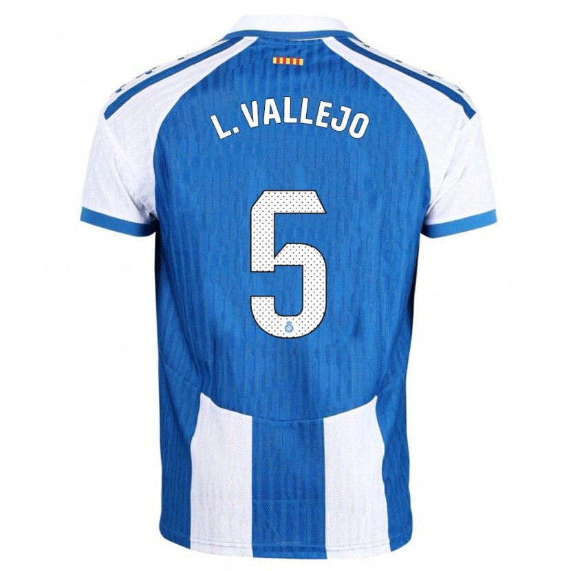 Danxen Herren Lucía Vallejo Blázquez #5 Blau Weiß Heimtrikot Trikot 2025/26 T-Shirt Österreich