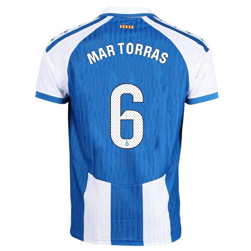 Danxen Herren Mar Torrás De Fortuny #6 Blau Weiß Heimtrikot Trikot 2025/26 T-Shirt Österreich