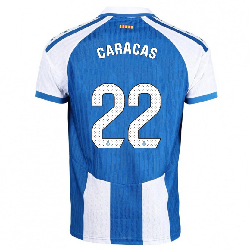 Danxen Herren Daniela Caracas González #22 Blau Weiß Heimtrikot Trikot 2025/26 T-Shirt Österreich