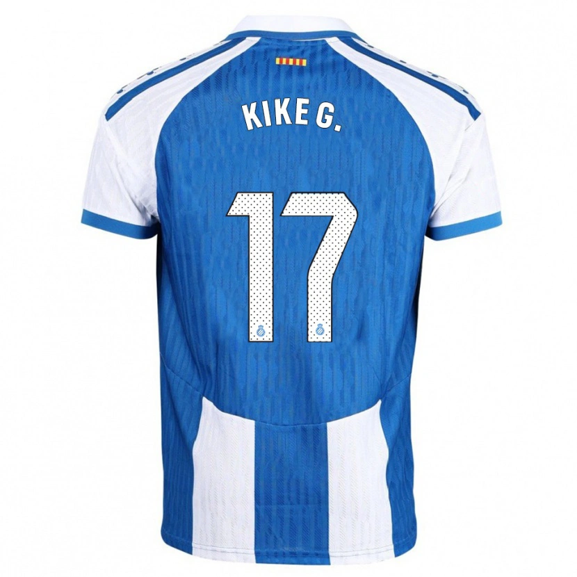 Danxen Herren Kike García #17 Blau Weiß Heimtrikot Trikot 2025/26 T-Shirt Österreich