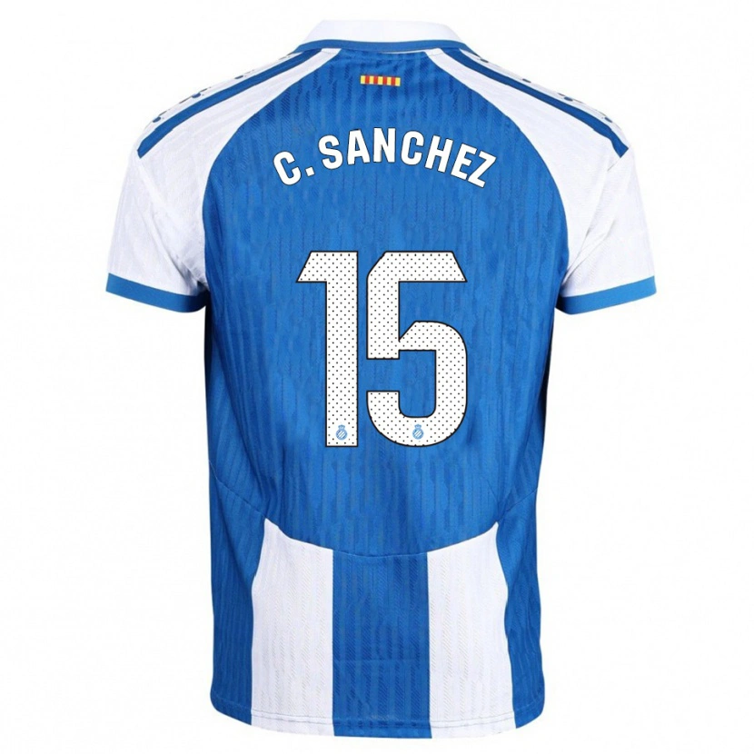 Danxen Herren Carlos Sánchez #15 Blau Weiß Heimtrikot Trikot 2025/26 T-Shirt Österreich
