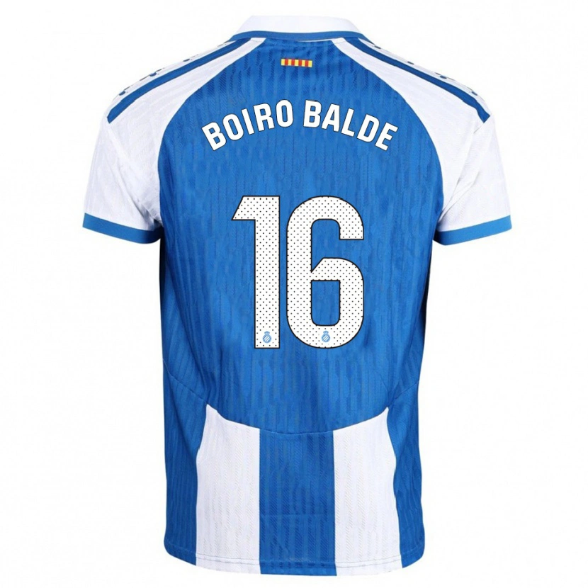Danxen Herren Issa Boiro Balde #16 Blau Weiß Heimtrikot Trikot 2025/26 T-Shirt Österreich