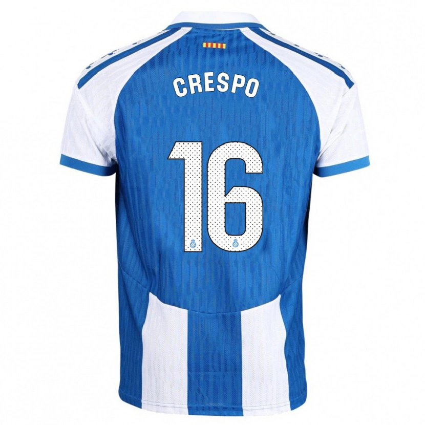 Danxen Herren Hugo Crespo #16 Blau Weiß Heimtrikot Trikot 2025/26 T-Shirt Österreich
