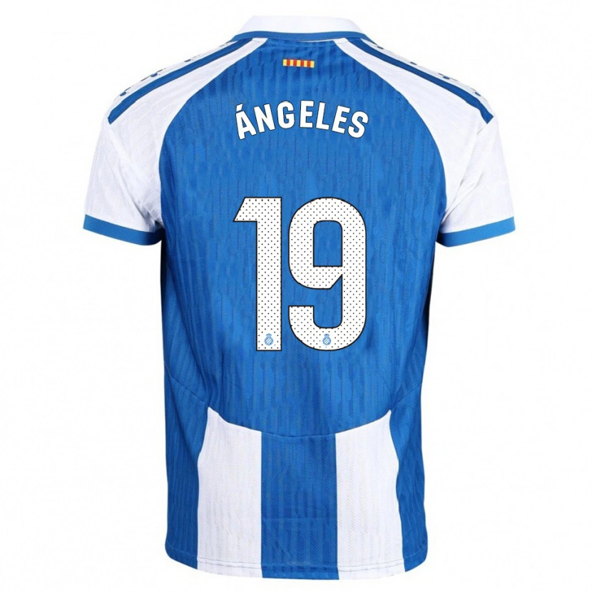 Danxen Herren Ángeles Del Álamo Sánchez #19 Blau Weiß Heimtrikot Trikot 2025/26 T-Shirt Österreich