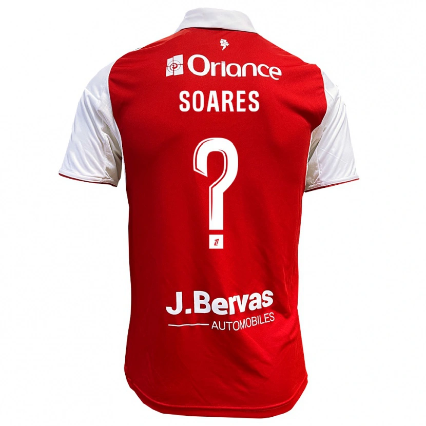 Danxen Herren Louane Das Neves Soares #0 Rot Weiß Heimtrikot Trikot 2025/26 T-Shirt Österreich