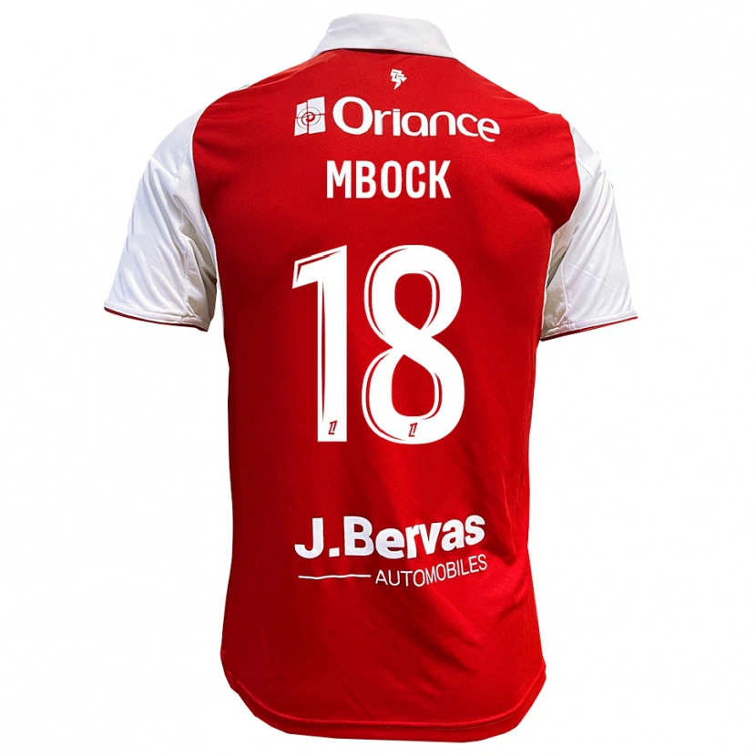 Danxen Herren Hianga'a Mbock #18 Rot Weiß Heimtrikot Trikot 2025/26 T-Shirt Österreich
