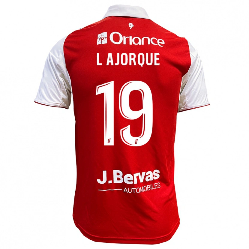 Danxen Herren Ludovic Ajorque #19 Rot Weiß Heimtrikot Trikot 2025/26 T-Shirt Österreich