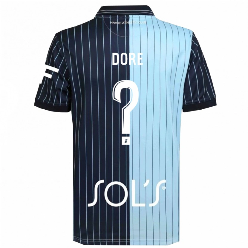 Danxen Herren Maël Dore #0 Marine Himmelblau Heimtrikot Trikot 2025/26 T-Shirt Österreich