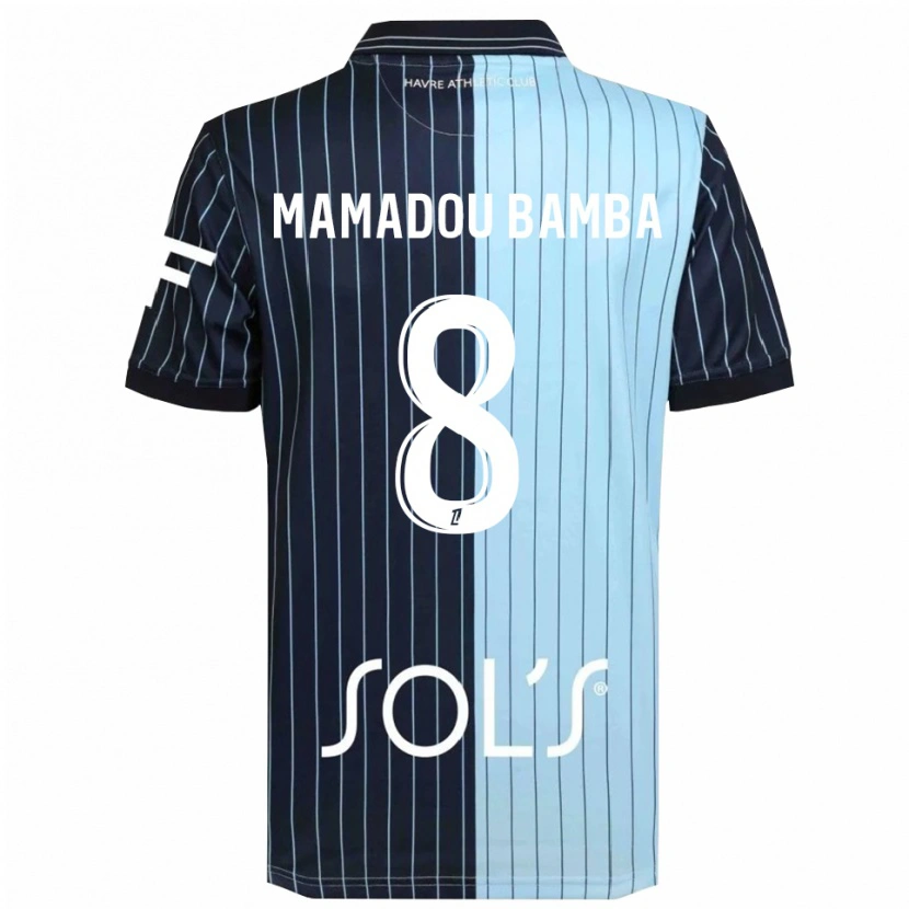 Danxen Herren Ben Mamadou Bamba #8 Marine Himmelblau Heimtrikot Trikot 2025/26 T-Shirt Österreich