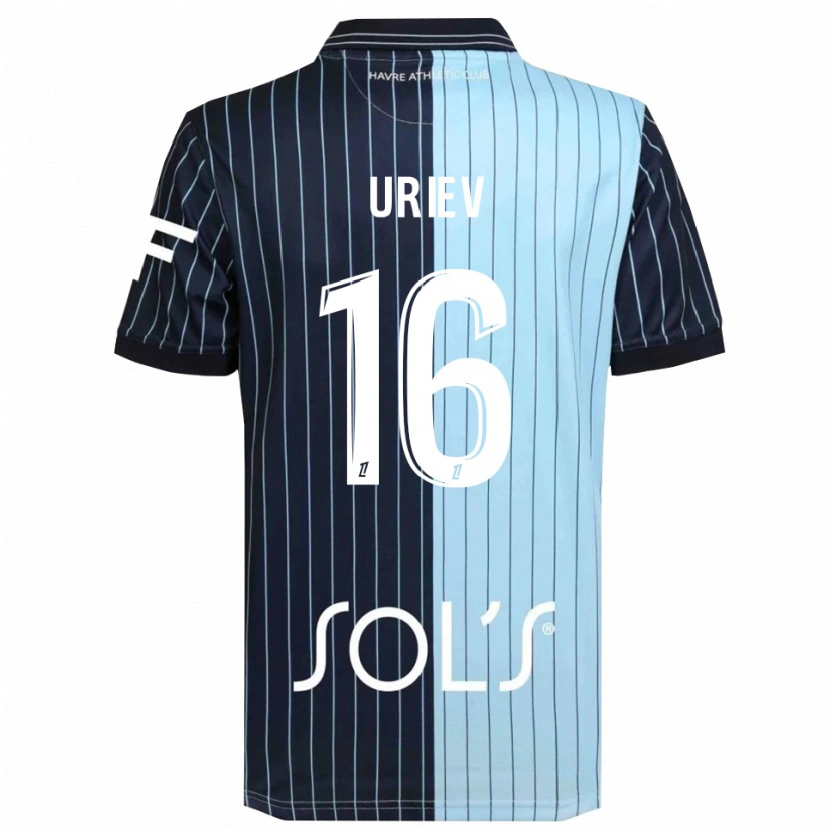 Danxen Herren Alan Uriev #16 Marine Himmelblau Heimtrikot Trikot 2025/26 T-Shirt Österreich