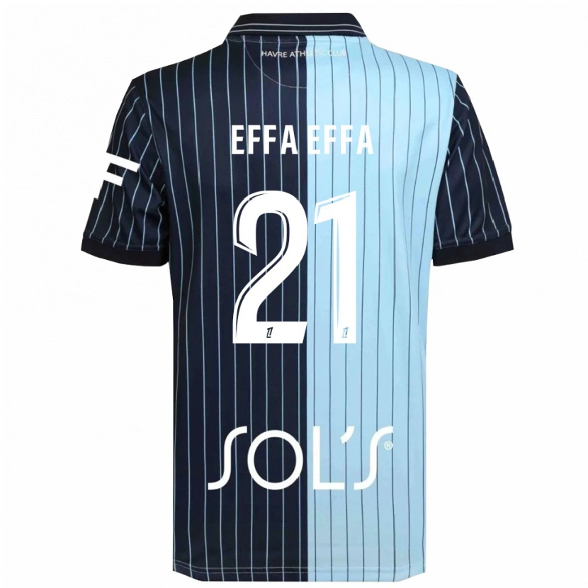 Danxen Herren Chancelle Effa Effa #21 Marine Himmelblau Heimtrikot Trikot 2025/26 T-Shirt Österreich