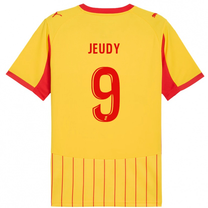 Danxen Herren Sherly Jeudy #9 Gelb Rot Heimtrikot Trikot 2025/26 T-Shirt Österreich