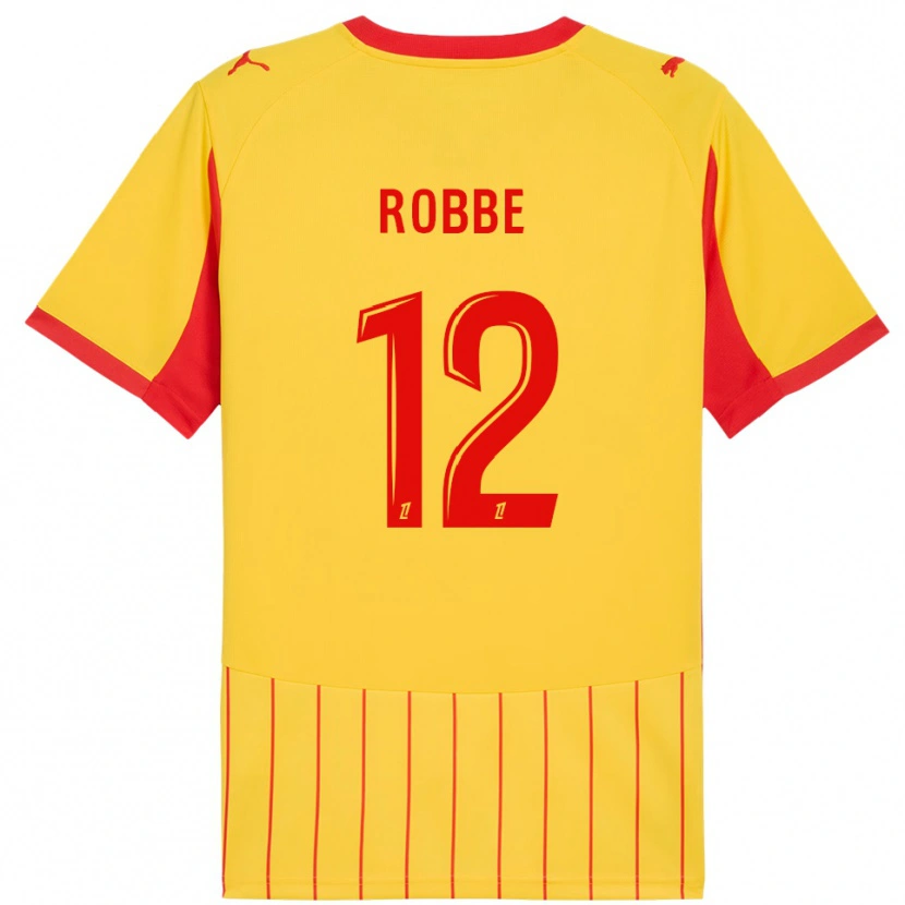 Danxen Herren Lucas Robbe #12 Gelb Rot Heimtrikot Trikot 2025/26 T-Shirt Österreich