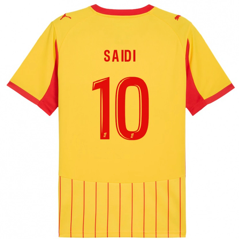 Danxen Herren Kahissa Saïdi Muscara #10 Gelb Rot Heimtrikot Trikot 2025/26 T-Shirt Österreich