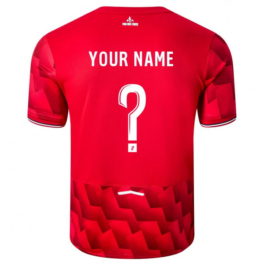 Danxen Herren Ihren Namen #0 Rot Weiß Heimtrikot Trikot 2025/26 T-Shirt Österreich