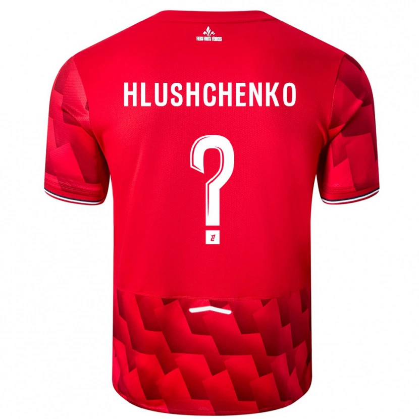 Danxen Herren Inna Hlushchenko #0 Rot Weiß Heimtrikot Trikot 2025/26 T-Shirt Österreich