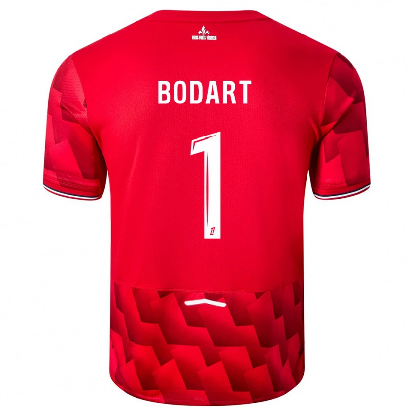Danxen Herren Arnaud Bodart #1 Rot Weiß Heimtrikot Trikot 2025/26 T-Shirt Österreich
