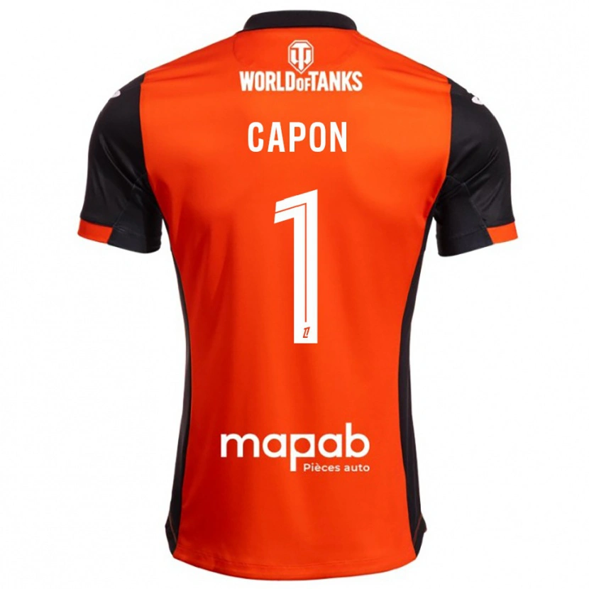 Danxen Herren Emma Capon #1 Schwarz Orange Heimtrikot Trikot 2025/26 T-Shirt Österreich