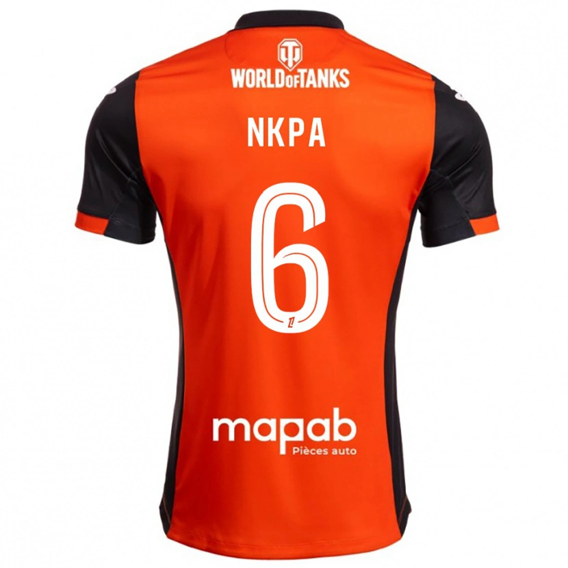 Danxen Herren Elie Nkpa #6 Schwarz Orange Heimtrikot Trikot 2025/26 T-Shirt Österreich
