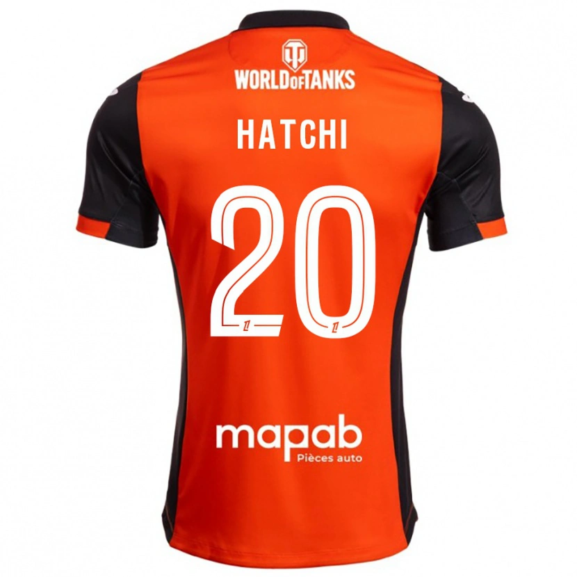 Danxen Herren Jérémy Hatchi #20 Schwarz Orange Heimtrikot Trikot 2025/26 T-Shirt Österreich