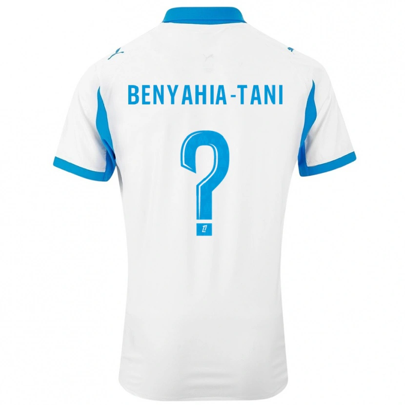 Danxen Herren Aylan Benyahia-Tani #0 Weiß Himmelblau Heimtrikot Trikot 2025/26 T-Shirt Österreich