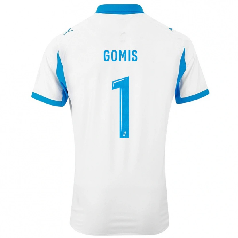 Danxen Herren Ibrahim Gomis #1 Weiß Himmelblau Heimtrikot Trikot 2025/26 T-Shirt Österreich