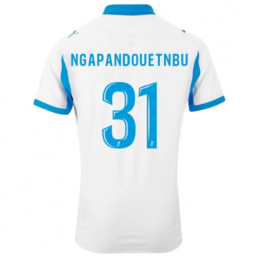 Danxen Herren Simon Ngapandouetnbu #31 Weiß Himmelblau Heimtrikot Trikot 2025/26 T-Shirt Österreich
