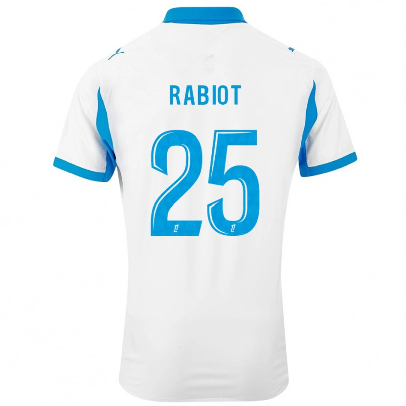 Danxen Herren Adrien Rabiot #25 Weiß Himmelblau Heimtrikot Trikot 2025/26 T-Shirt Österreich