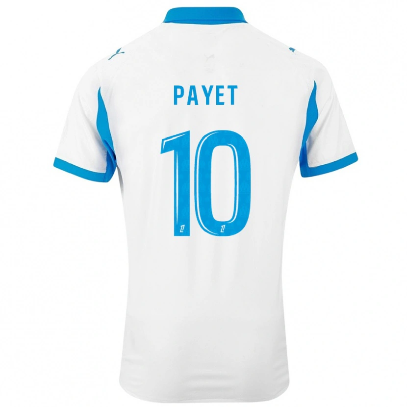 Danxen Herren Dimitri Payet #10 Weiß Himmelblau Heimtrikot Trikot 2025/26 T-Shirt Österreich