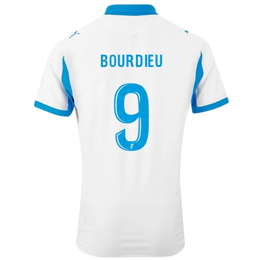 Danxen Herren Mathilde Bourdieu #9 Weiß Himmelblau Heimtrikot Trikot 2025/26 T-Shirt Österreich