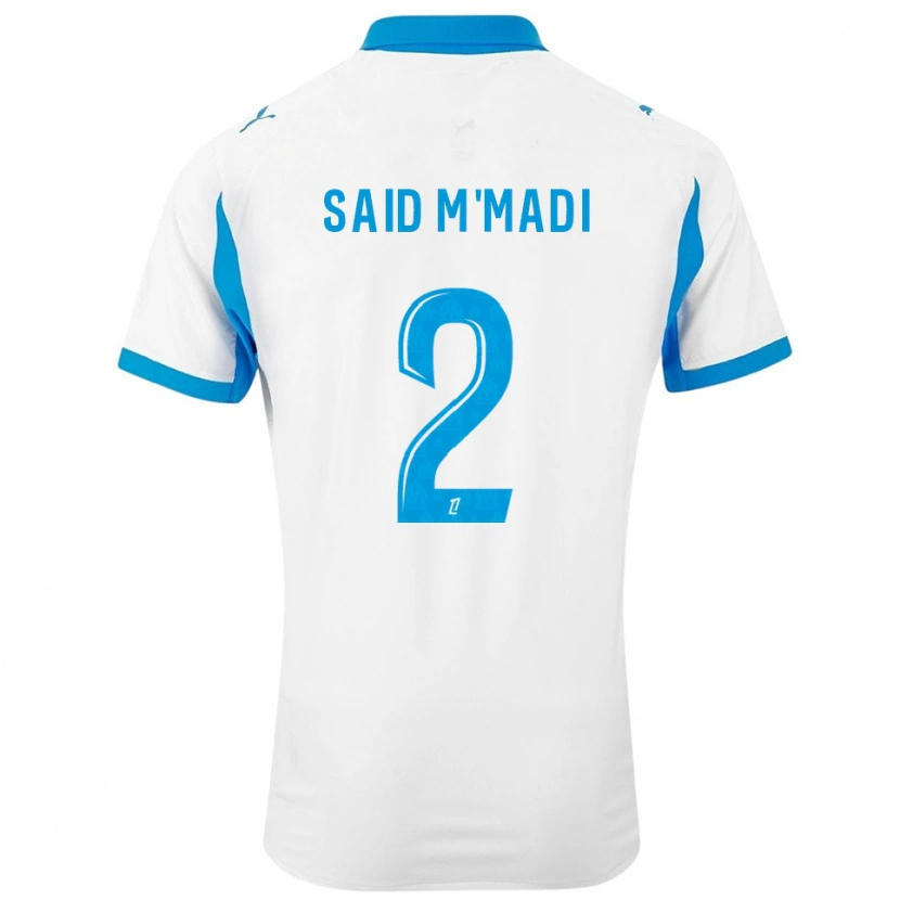 Danxen Herren Yakine Said M'madi #2 Weiß Himmelblau Heimtrikot Trikot 2025/26 T-Shirt Österreich