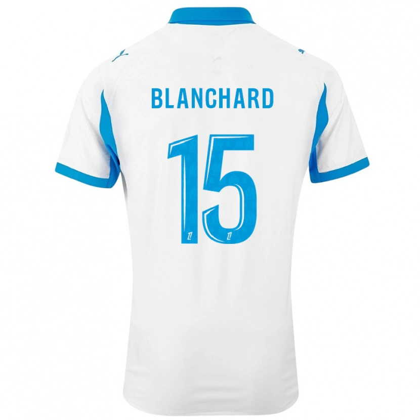 Danxen Herren Ninon Blanchard #15 Weiß Himmelblau Heimtrikot Trikot 2025/26 T-Shirt Österreich