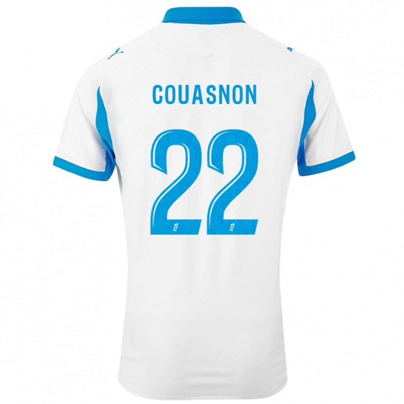 Danxen Herren Roxane Couasnon #22 Weiß Himmelblau Heimtrikot Trikot 2025/26 T-Shirt Österreich