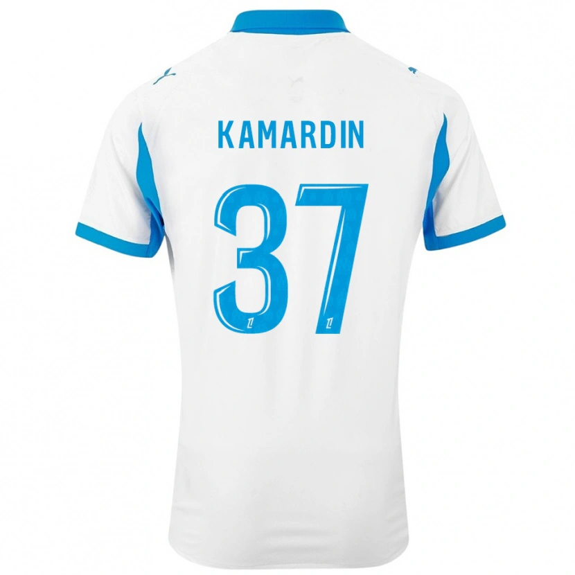 Danxen Herren Aaron Kamardin #37 Weiß Himmelblau Heimtrikot Trikot 2025/26 T-Shirt Österreich
