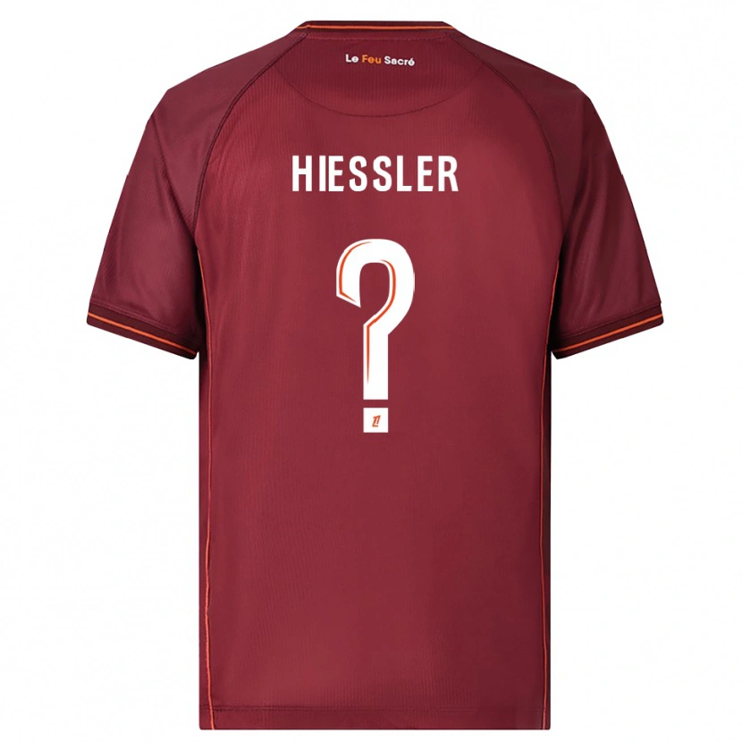 Danxen Herren Morgan Hiessler #0 Burgunderrot Weiß Heimtrikot Trikot 2025/26 T-Shirt Österreich