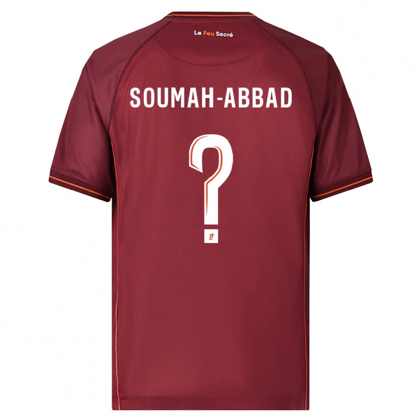 Danxen Herren Édouard Soumah-Abbad #0 Burgunderrot Weiß Heimtrikot Trikot 2025/26 T-Shirt Österreich