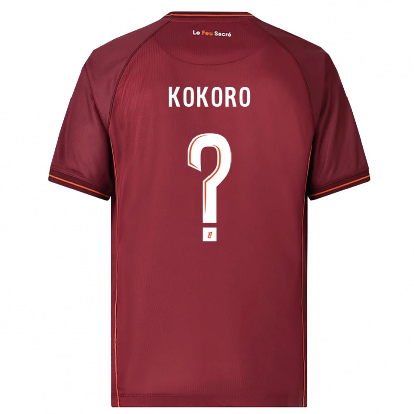 Danxen Herren Clarence Kokoro #0 Burgunderrot Weiß Heimtrikot Trikot 2025/26 T-Shirt Österreich