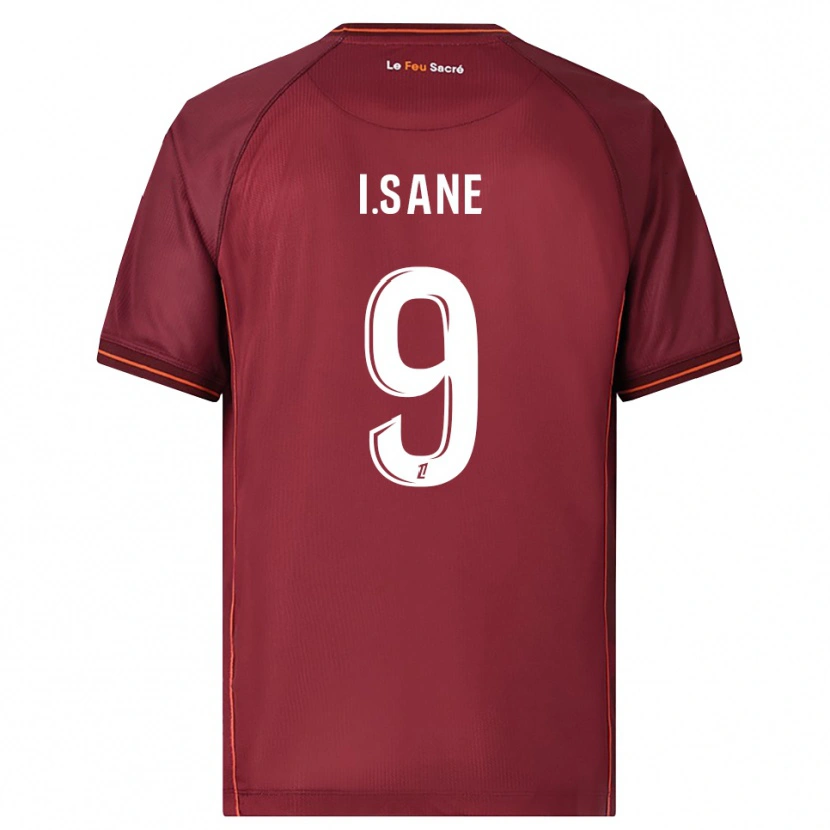 Danxen Herren Ibou Sané #9 Burgunderrot Weiß Heimtrikot Trikot 2025/26 T-Shirt Österreich