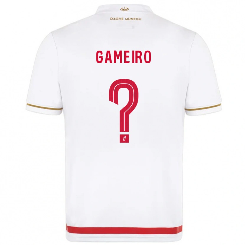 Danxen Herren Benoît Gameiro #0 Rot Weiß Heimtrikot Trikot 2025/26 T-Shirt Österreich