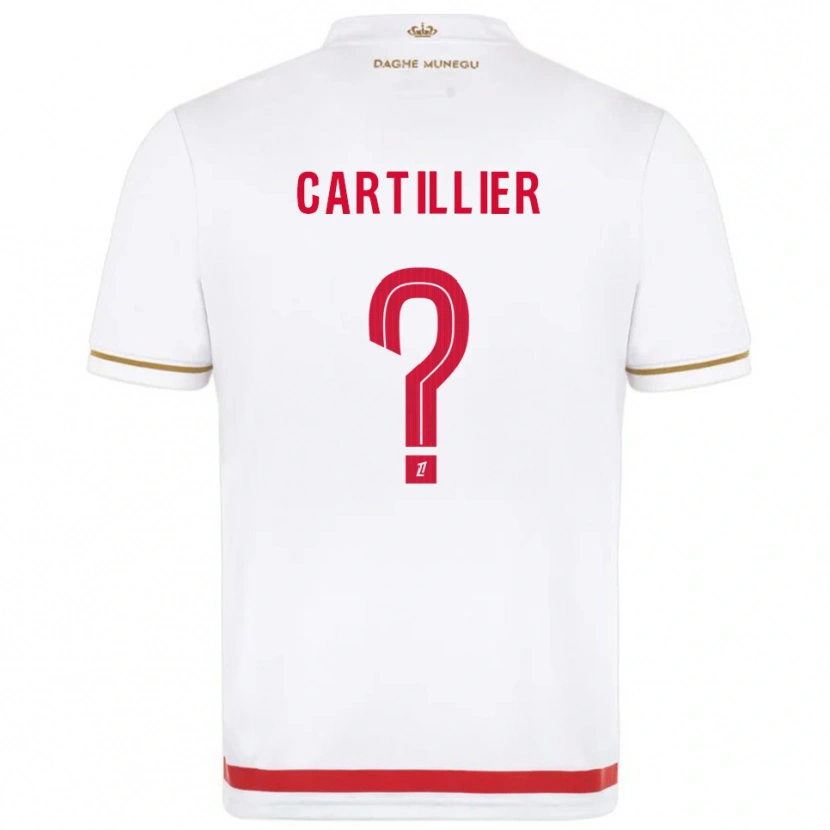Danxen Herren Antonin Cartillier #0 Rot Weiß Heimtrikot Trikot 2025/26 T-Shirt Österreich