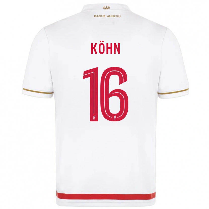 Danxen Herren Philipp Köhn #16 Rot Weiß Heimtrikot Trikot 2025/26 T-Shirt Österreich