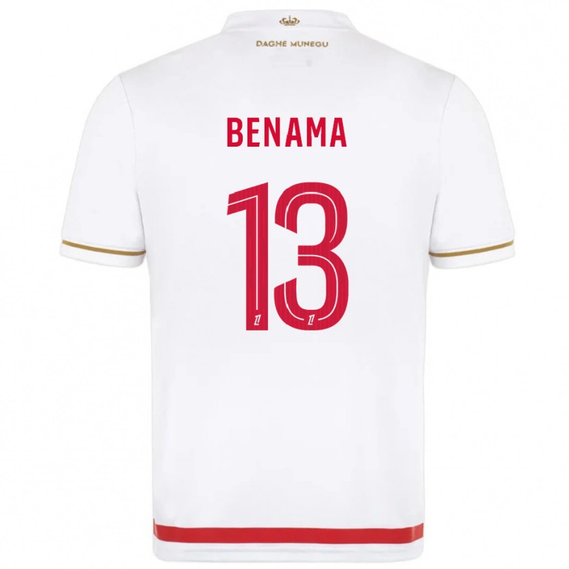 Danxen Herren Mayssam Benama #13 Rot Weiß Heimtrikot Trikot 2025/26 T-Shirt Österreich
