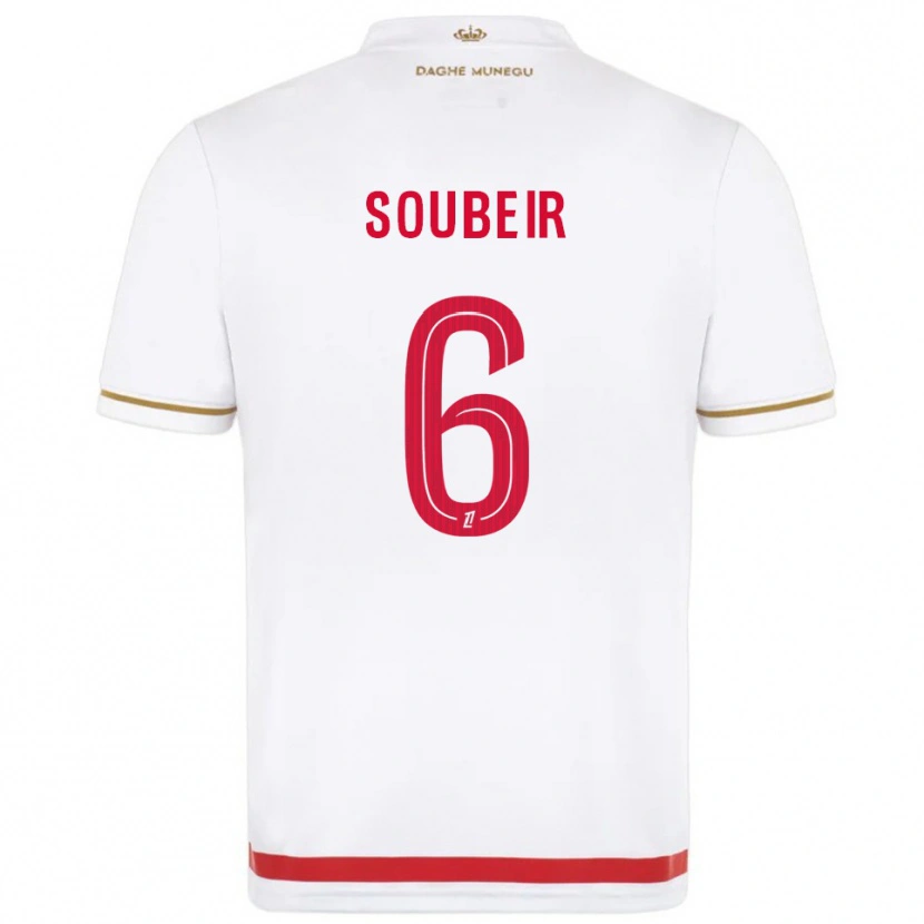 Danxen Herren Anis Soubeir #6 Rot Weiß Heimtrikot Trikot 2025/26 T-Shirt Österreich