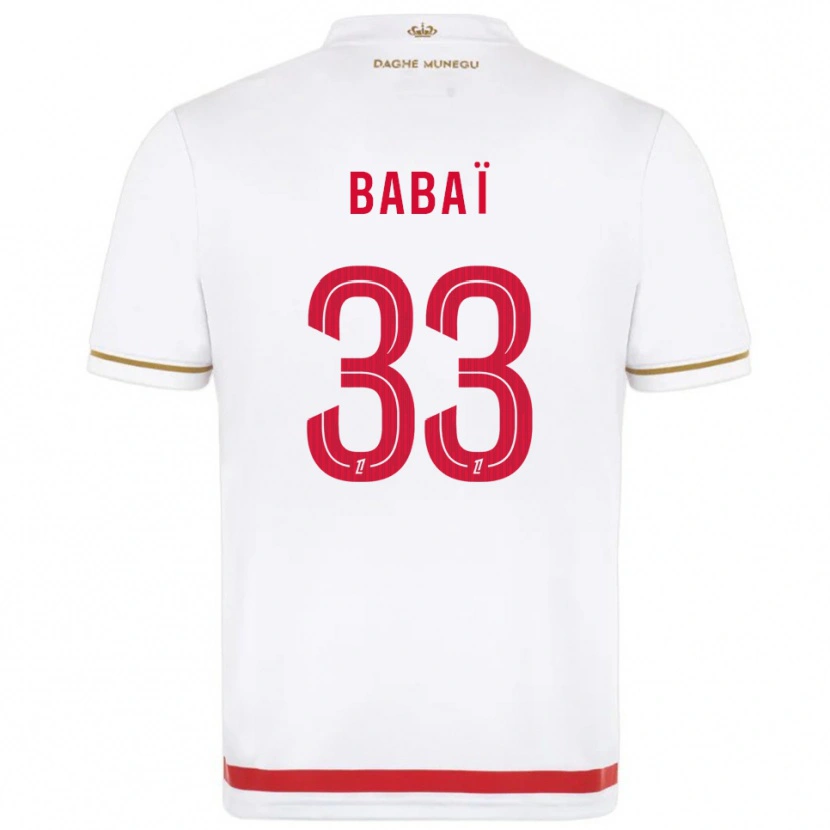 Danxen Herren Nazim Babaï #33 Rot Weiß Heimtrikot Trikot 2025/26 T-Shirt Österreich