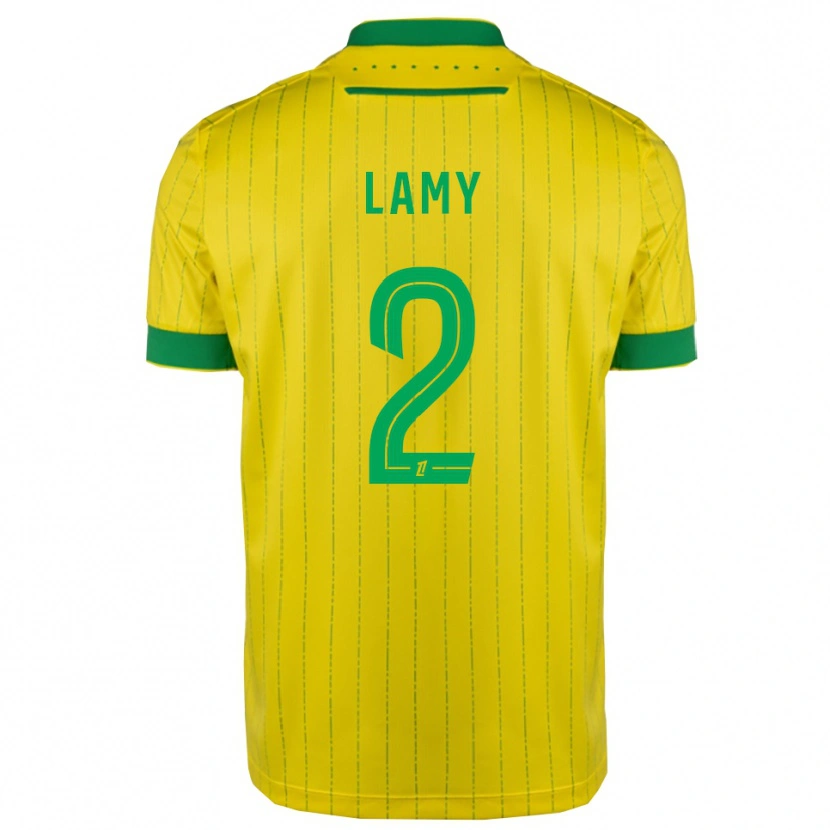 Danxen Herren Hugo Lamy #2 Gelb Grün Heimtrikot Trikot 2025/26 T-Shirt Österreich
