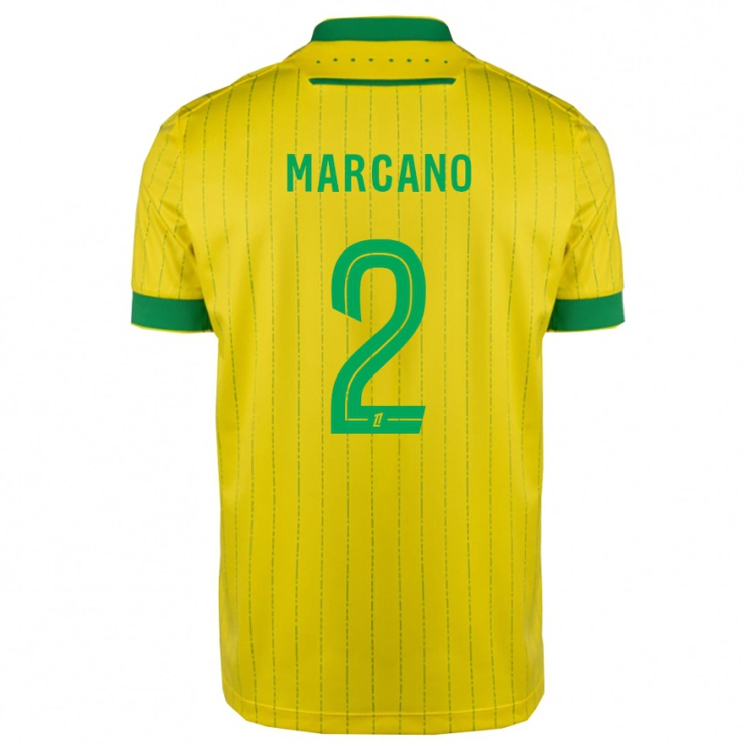 Danxen Herren Danielle Marcano #2 Gelb Grün Heimtrikot Trikot 2025/26 T-Shirt Österreich